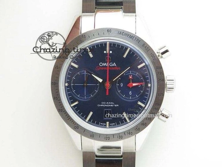 0128 Speedmaster Black Benom PVD Moon RMF Best Edition on PVD Bracelet Lemania HW WrinkleFree 7727